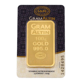 100 Gram Külçe Altın  24 Ayar​