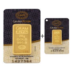25 Gram (20+5) Külçe Altın 24 Ayar ​