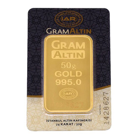 50 Gram Külçe Altın  24 Ayar