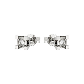 0.20 Ct Pırlanta Tektaş  Küpe