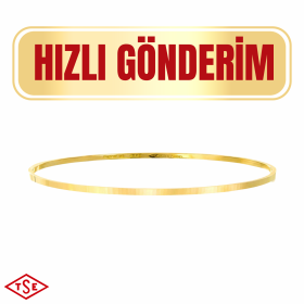 Hızlı Gönderim 5 Gr 22 Ayar İşçiliksiz Bilezik