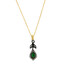 0,42 Ct Elmas Yakut  Kolye